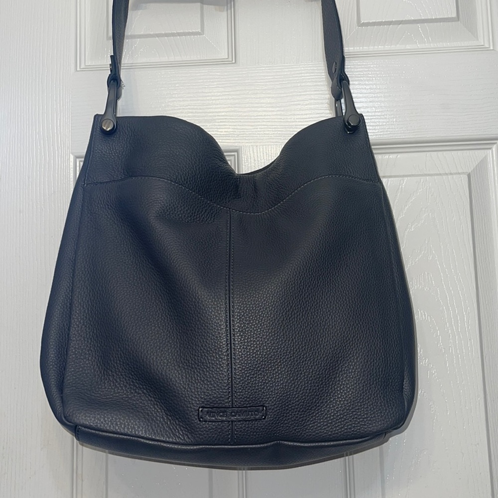 Vince Camuto pebble leather shoulder purse